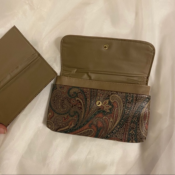 Vintage Paisley Wallet / Billfold & Checkbook - Picture 7 of 16
